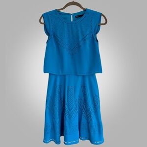 Karen Millen Vibrant Blue Midi Dress